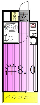 カームネスハイツ 間取り図