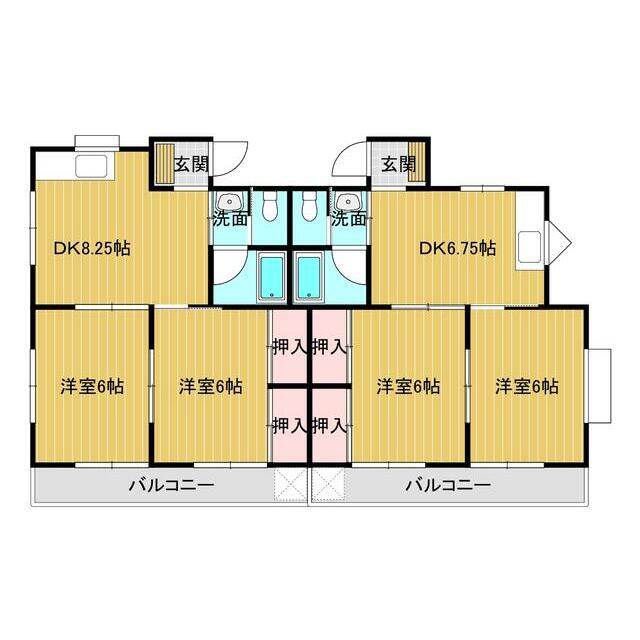 グリーンコーポ 間取り図