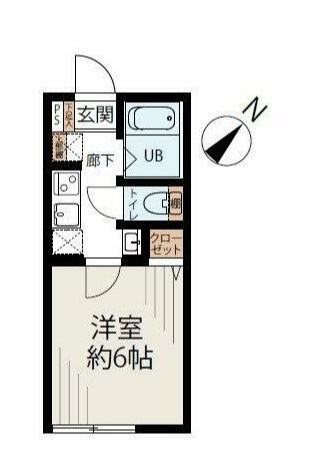 サード松戸 304号室 間取り