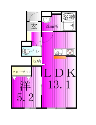 リーブルファイン松戸小金原 間取り