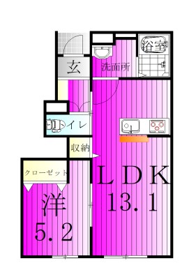 リーブルファイン松戸小金原 間取り