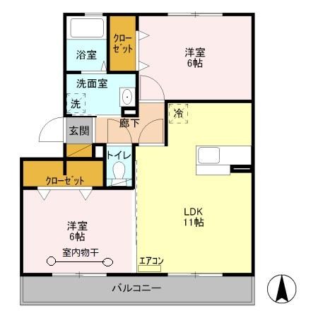 シェーネス　ホルツ  間取り図