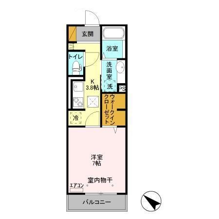 サンモールおおたかの森 103号室 間取り