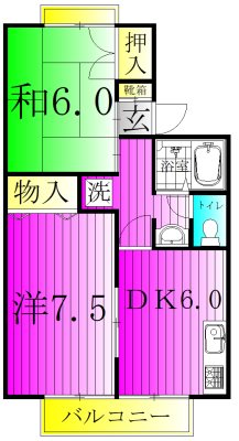 セジュールＹＫⅡ 間取り