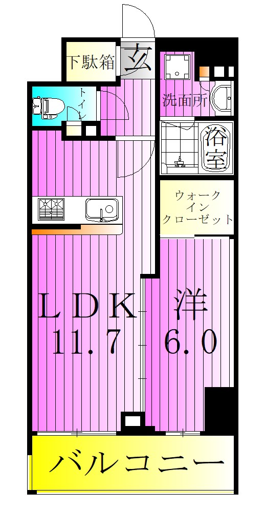 アーバンパーク綾瀬WEST 間取り図