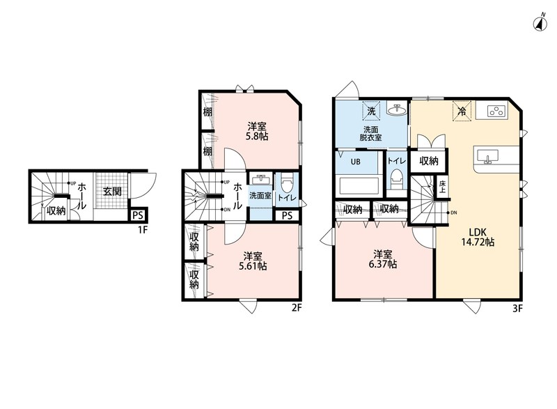 RIOVE北千住 間取り図