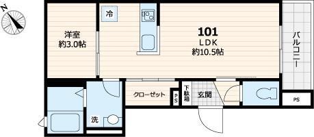 レジデンス西尾久 間取り図