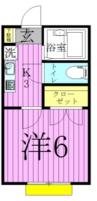 クレアール西新井 間取り図