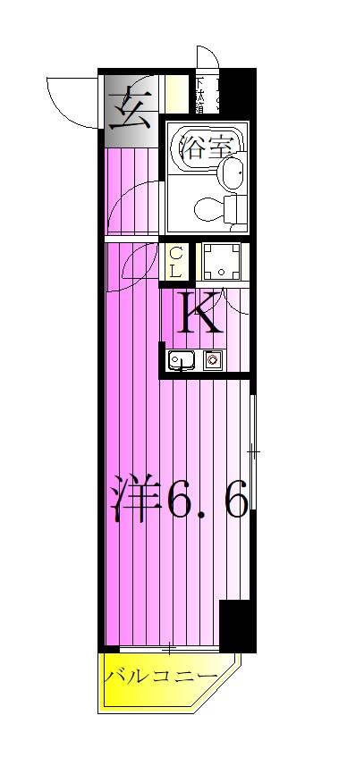 ワコーレ亀有2  間取り図