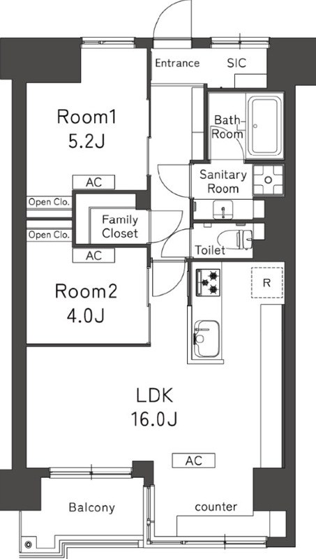 アリススプリングス綾瀬 間取り図