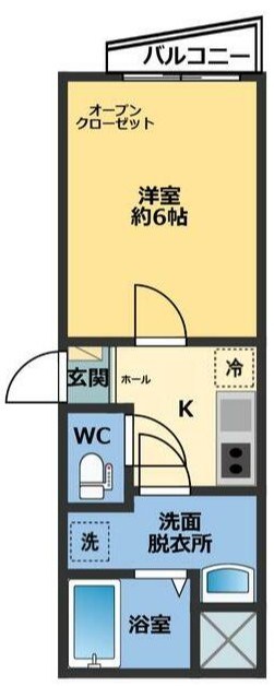 メゾン・ドゥ・アッシュ松戸 103号室 間取り