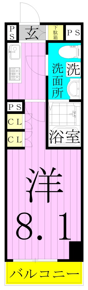 MAXIV　KOHOKU　ALEGRIA　COURT 間取り図