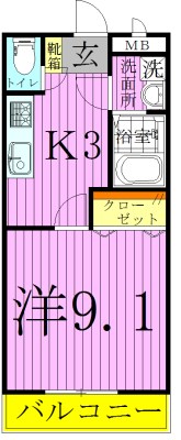 ブラン　ピエール 間取り図
