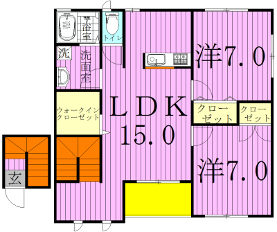 ベルリードＭ 間取り