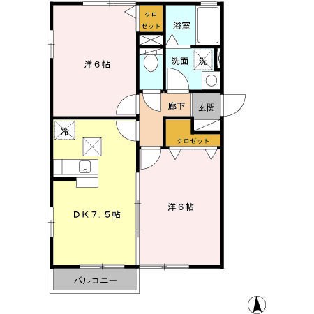シャルマン 間取り図