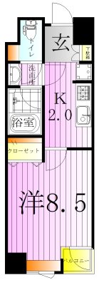 ミモザ 間取り図
