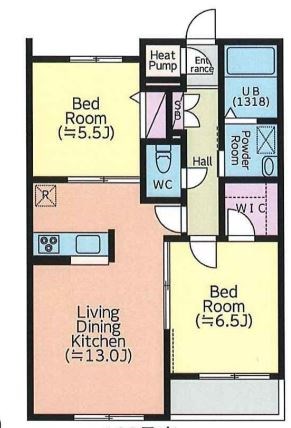 オブロン・ジ・エール 間取り図