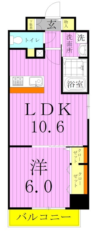 メゾンドソレイユ 間取り図