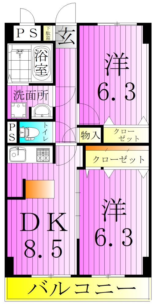 第六鳥塚ビル 間取り図
