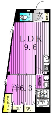 ラ　フェリオ 間取り図