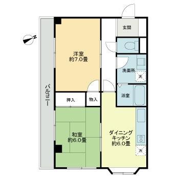 イーストリバー町屋 間取り図