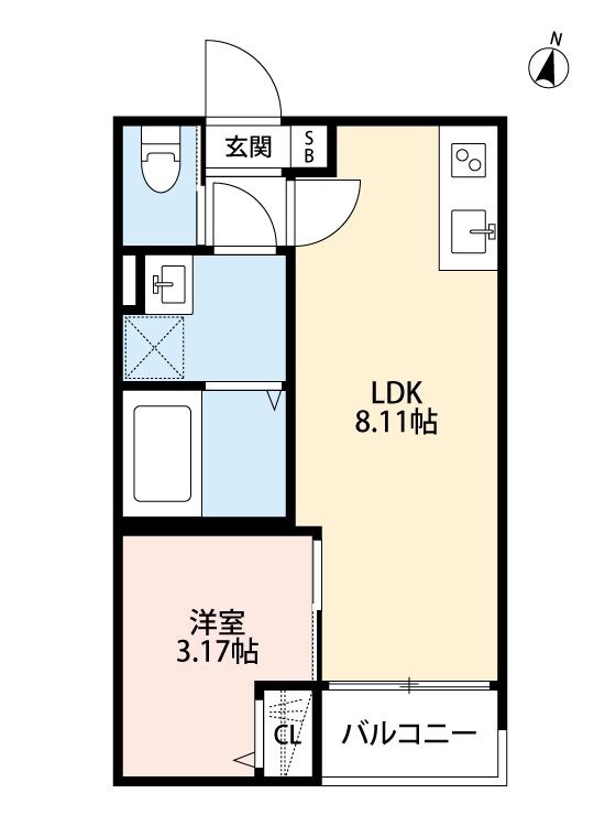 グランシャレー西綾瀬 間取り図