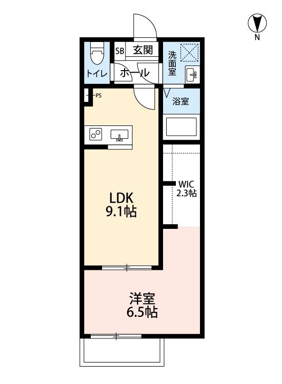 つばめハウス六町 間取り図