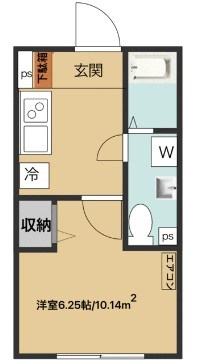 ファーストステージ北千住 間取り図