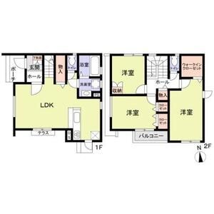 フォレストガーデン梅島3 間取り図