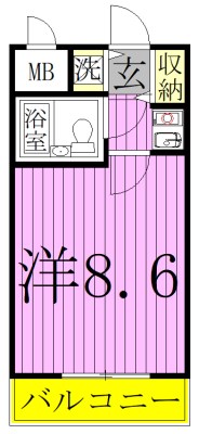 トーカン柏キャステール 間取り
