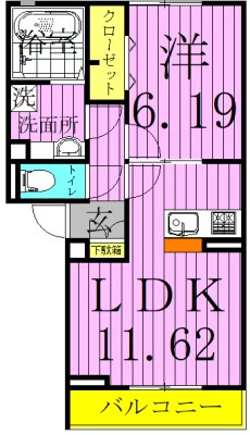 メイプルヴィレッジ 間取り図