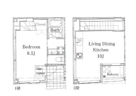 仁生堂B 間取り図