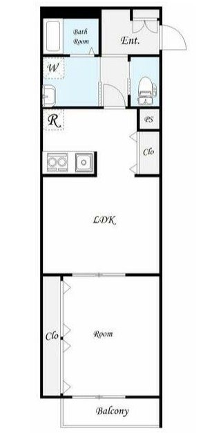 クオーレ我孫子Ⅰ 107号室 間取り