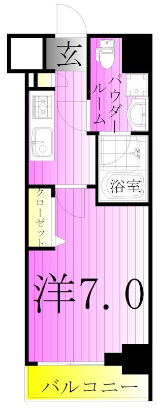 ラフィスタ金町 間取り図