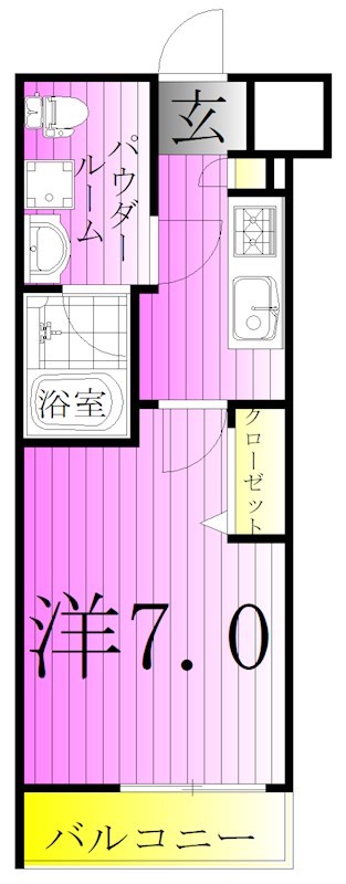 ラフィスタ金町 間取り図