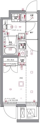 ユリカロゼAZ亀有 間取り図