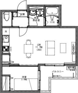 KEIAI RESIDENCE 北小金Ⅱ 間取り
