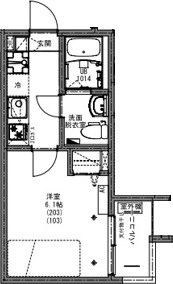KEIAI RESIDENCE 北小金Ⅱ 間取り