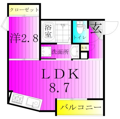 REGALEST 柏泉町 101号室 間取り