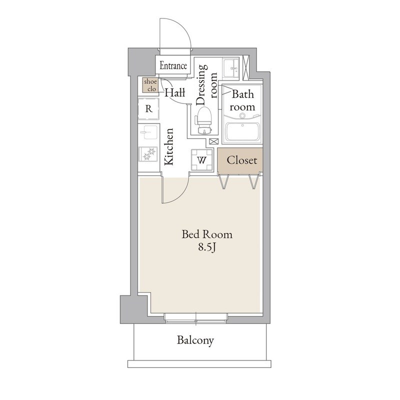 アルファコートお花茶屋2 間取り図