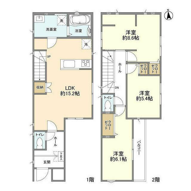Ｋｏｌｅｔ六実 間取り