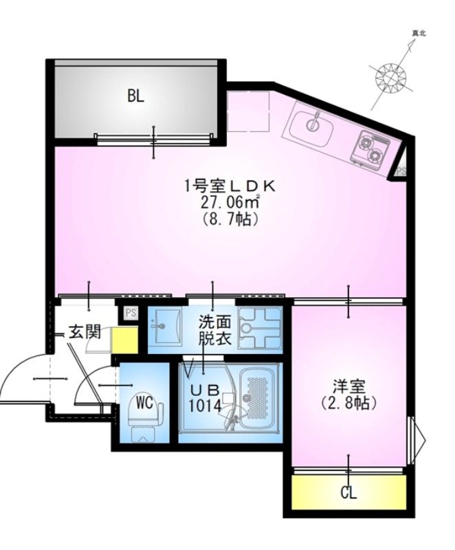 REGALEST 柏泉町 301号室 間取り