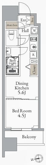 プライマル町屋 間取り図