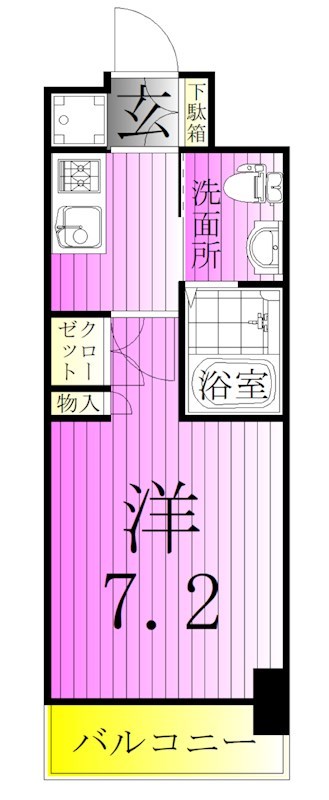 La　Douceurお花茶屋Ⅰ 間取り図