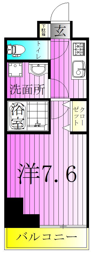 Adachi　Liner　Toneri　Residence 間取り図