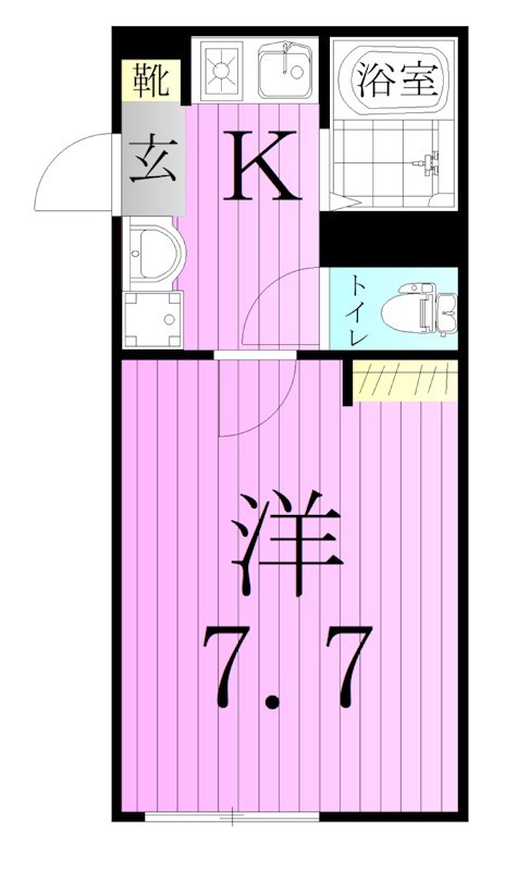 ルミナス千住大橋 間取り図