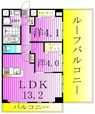 DIPS竹ノ塚駅前 間取り図