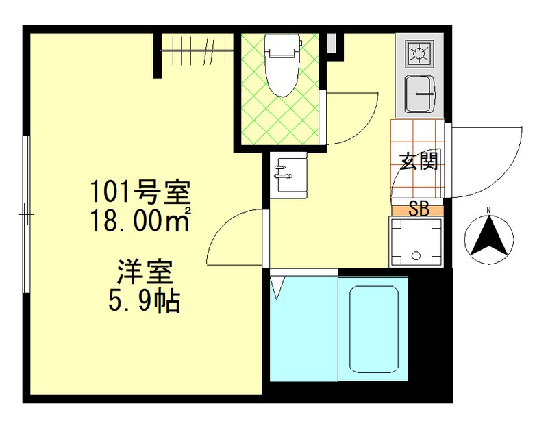 ルミナス千住大橋 間取り図