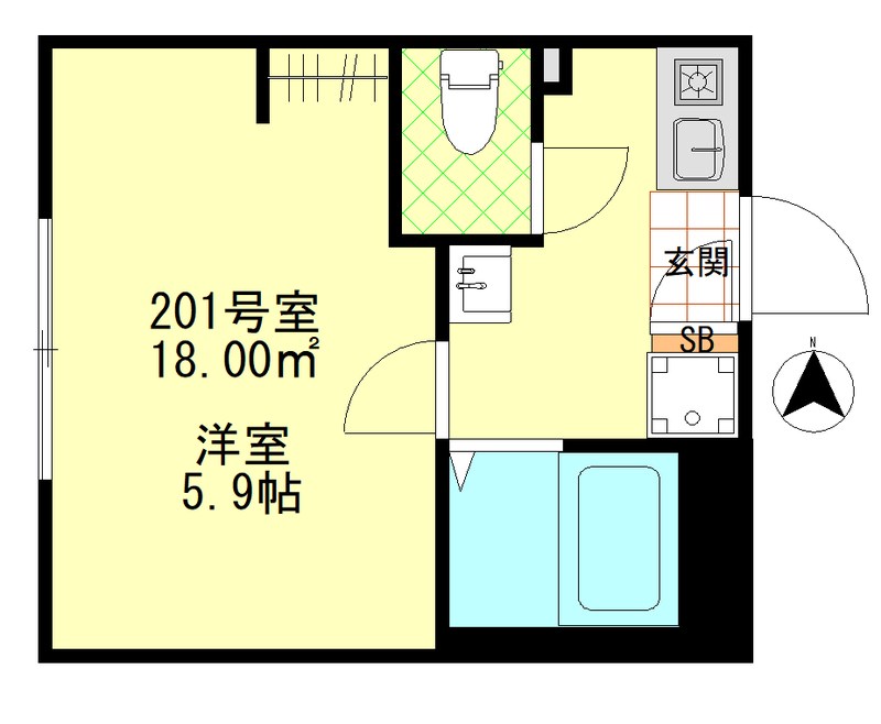 ルミナス千住大橋 間取り図