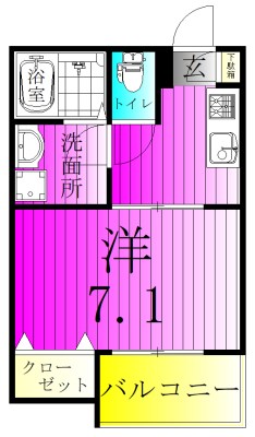 クレストール 間取り図